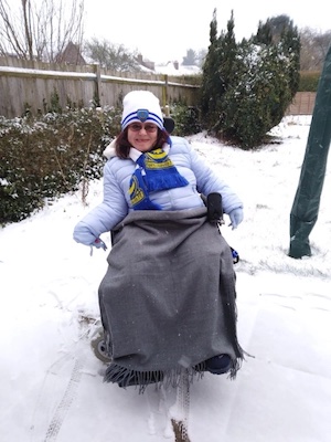 Emma in the snow