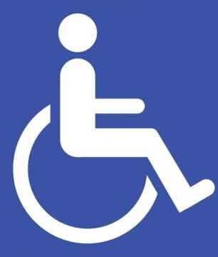 Blue disabled logo