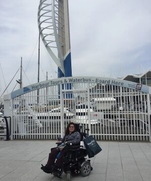 Emma Purcell at Gunwharf Quays