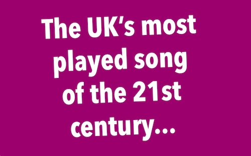 The UK's most popular song of the 21st century