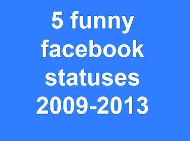 facebook funny status
