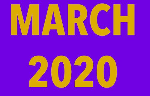 March 2020