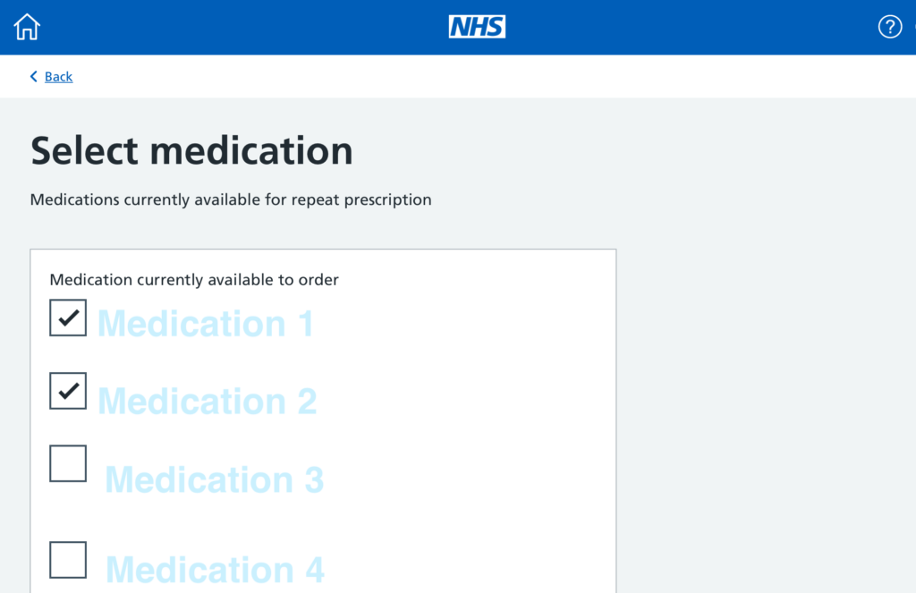 medication list
