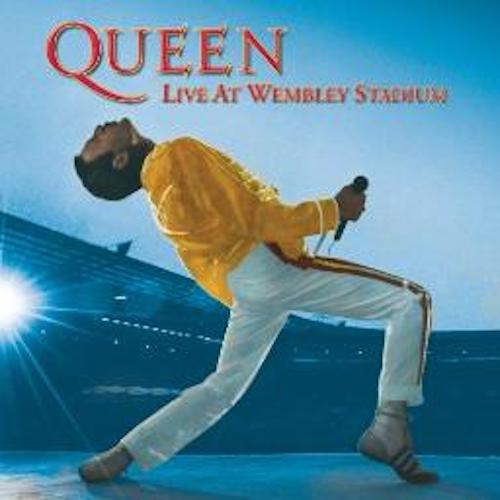 Live at Wembley Stadium by Queen album cover