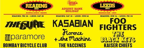 Reading Festival 2012 poster
