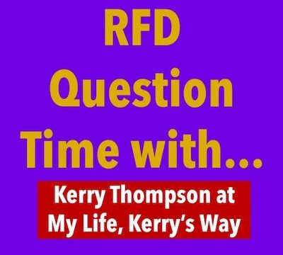 RFD Question Time with Kerry Thompson at My Life, Kerry's Way