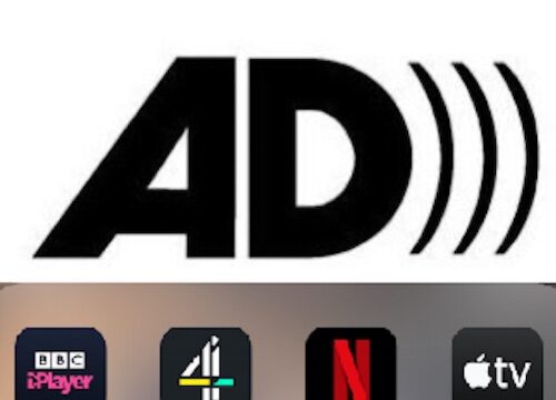 AD LOGO with TV app icons