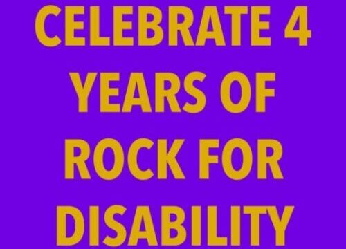 Celebrate 4 years of Rock For Disability