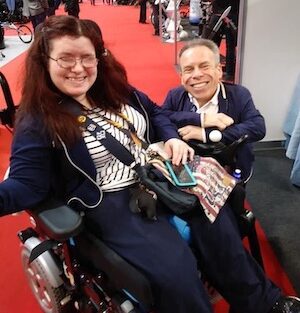 Emma Purcell & Warwick Davis at Naidex 2019