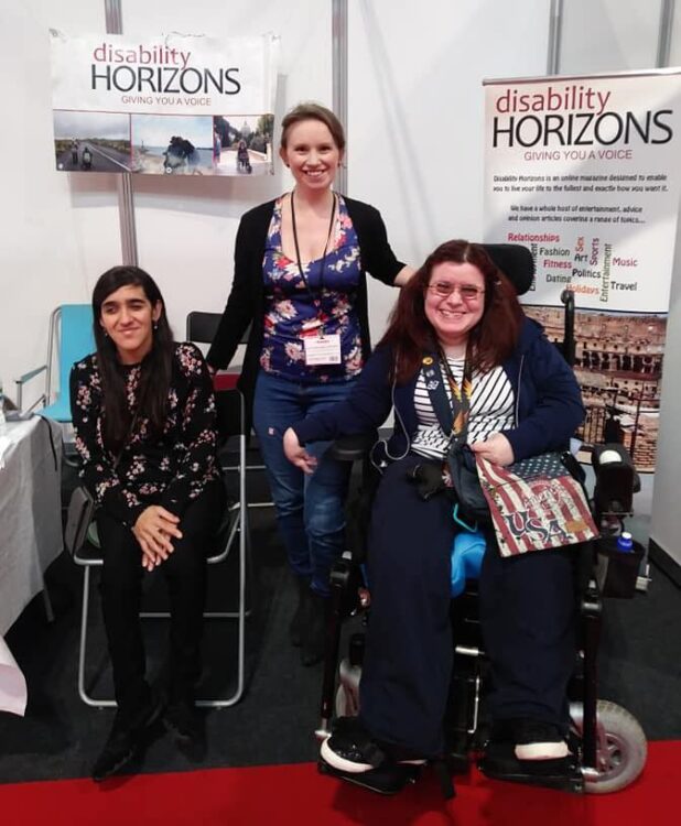Zubee, Liz and Emma at Naidex 2019