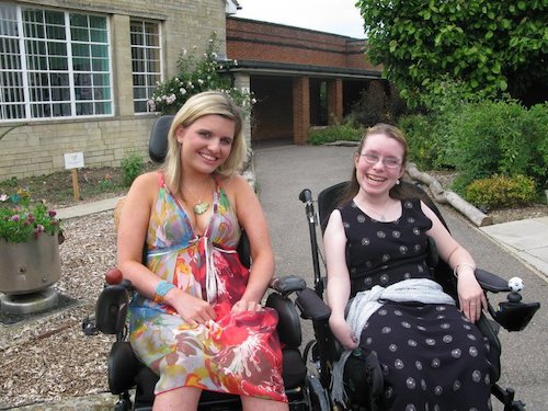 Lottie Rapson and Emma Purcell at prom 2010