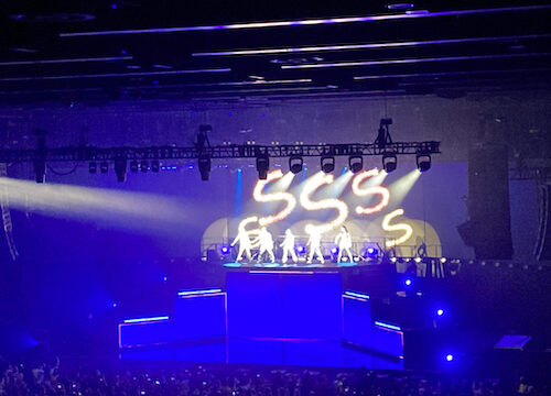 S Club on stage in Cardiff
