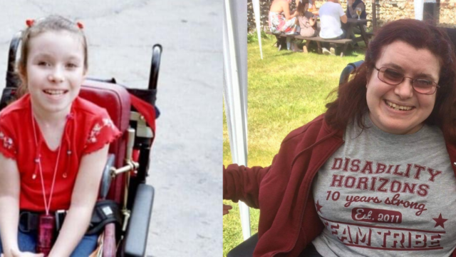 Emma, as a child and Emma as an adult